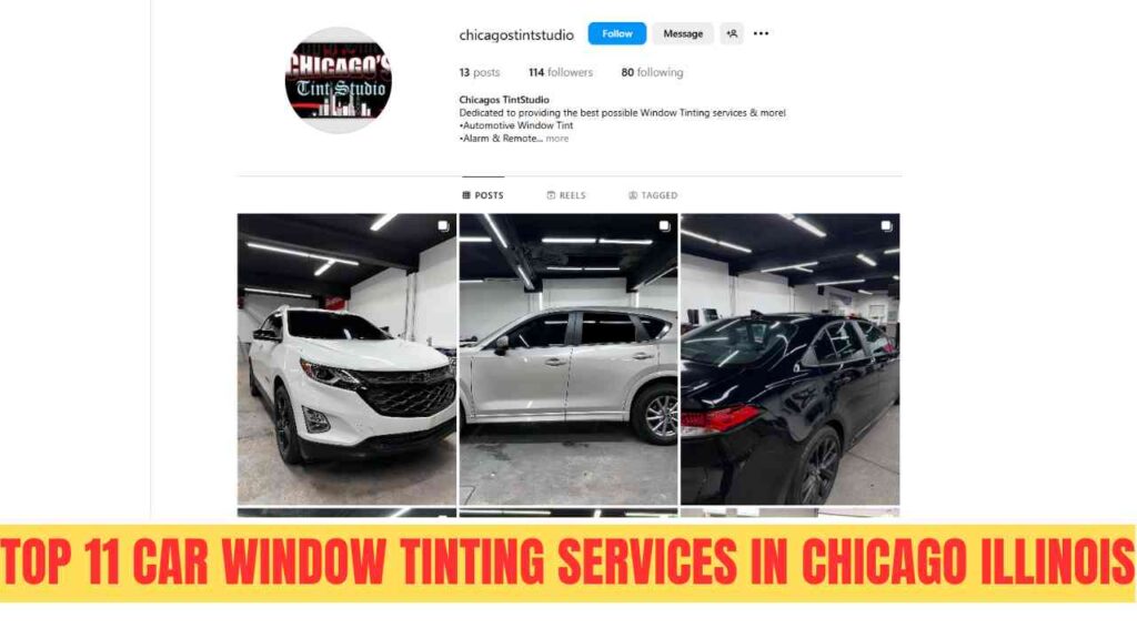 car window tinting services in Chicago Illinois