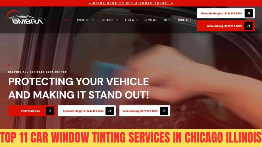 car window tinting services in Chicago Illinois