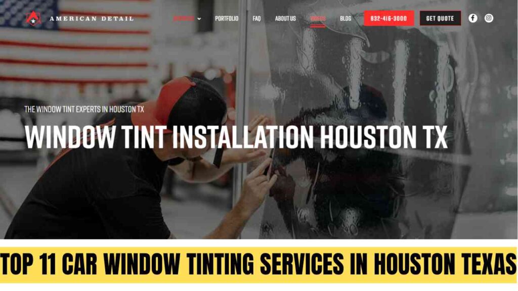 Top 11 Car Window Tinting Services in Houston Texas