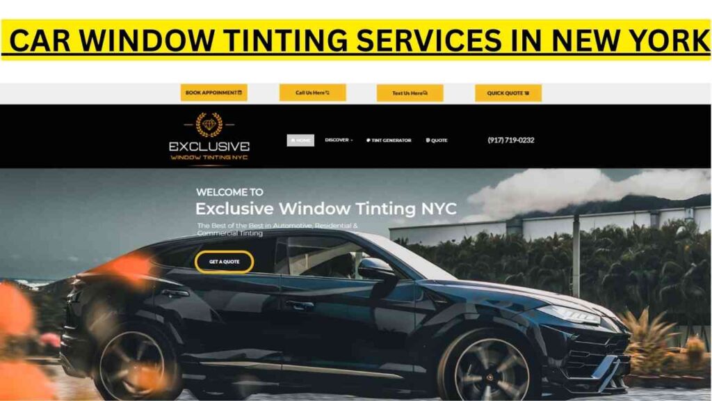 Exclusive Window Tinting New York