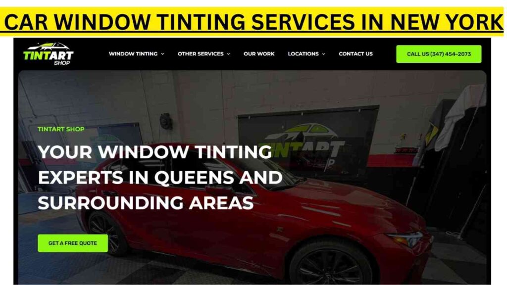 TintArt Shop Car Window Tinting Services in New York